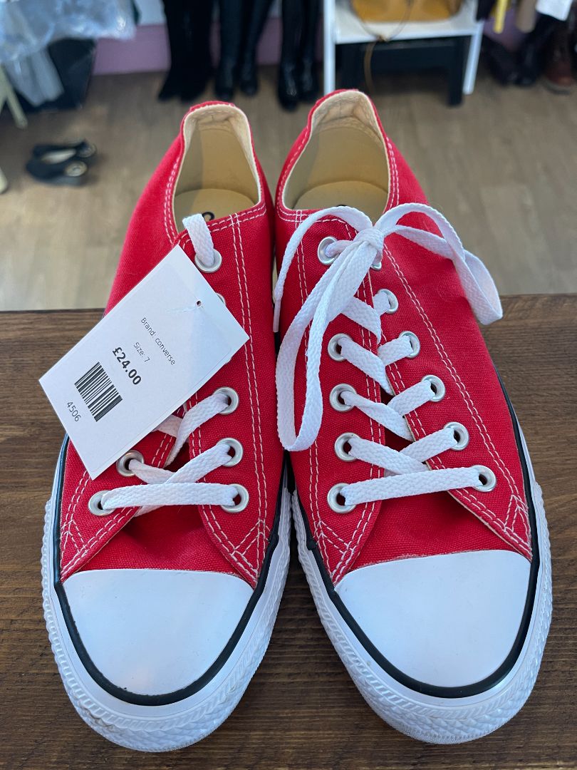 Converse Red Pumps 7 Shoes